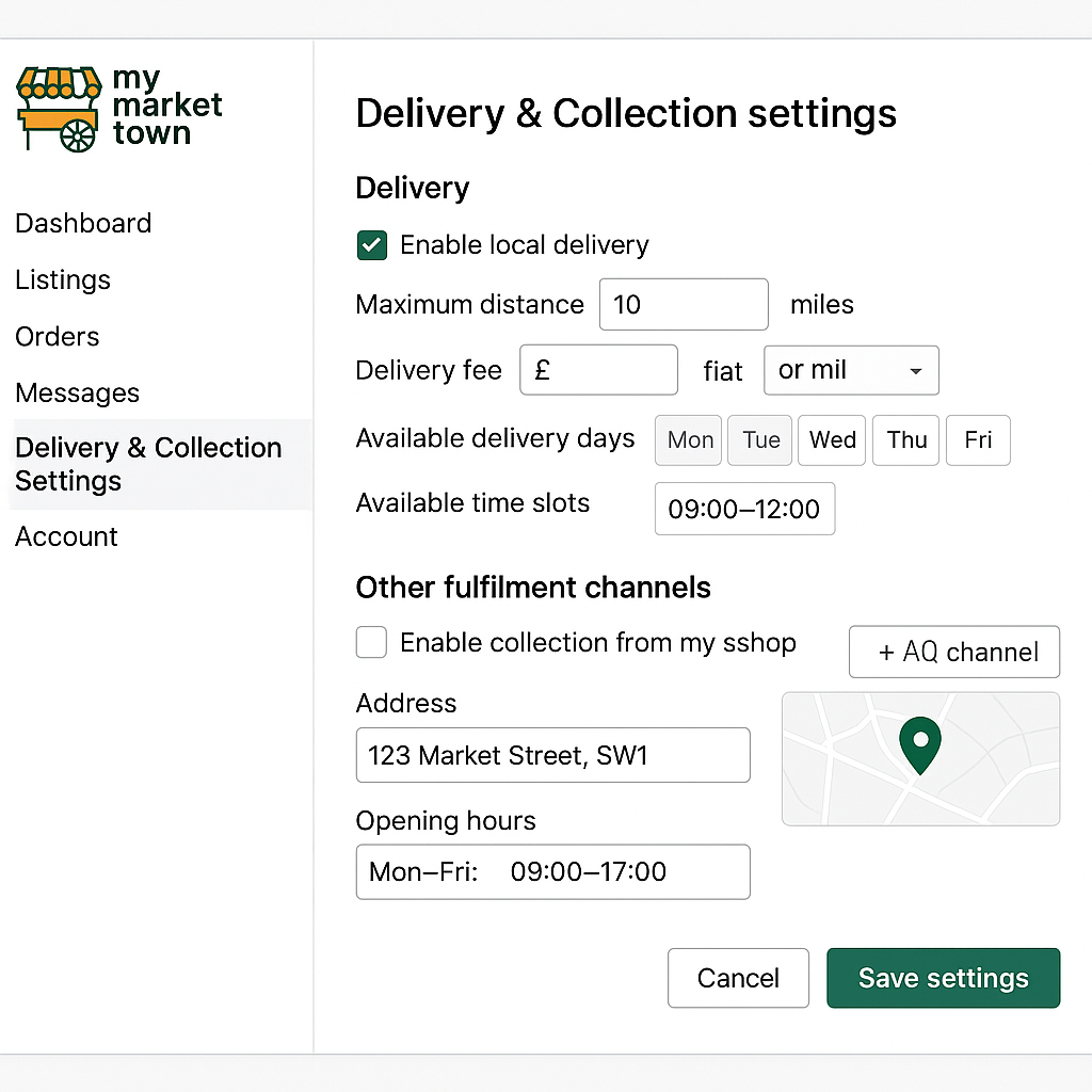 Community-focused shopping experience